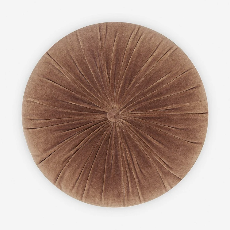 Round Velvet Cushion